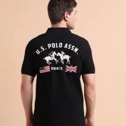 Men Logo Print Slim Fit Crew-Neck T-shirt-picture-34