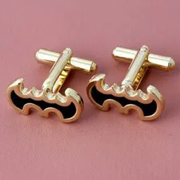Set of 2 Gold-Plated Cufflinks-image-90