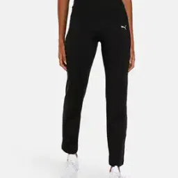 Women Straight Track Pants with Placement Logo-image-11