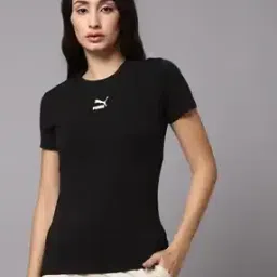 puma Logo Print Slim Fit Classic T-Shirt-picture-20