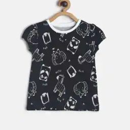 Printed Round-Neck Top-image-100
