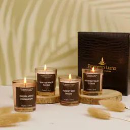 Set of 4 Glass Scented Candles-27