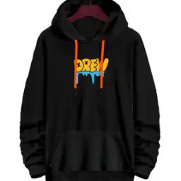Men Printed Hoodie with Drawstring-picture-50