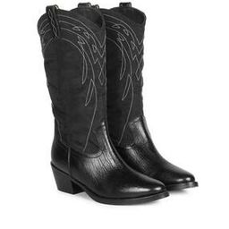 Genuine Leather Cowboy Boots-picture-11