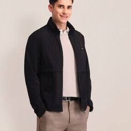 Men Regular Fit Zip-Front Bomber Jacket-picture-16