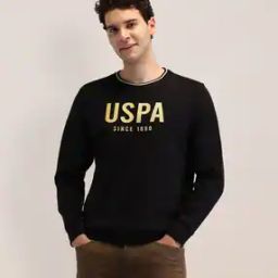 Men Brand Print Regular Fit Sweatshirt-image-36