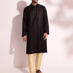 fabindia Men Relaxed Fit Long Kurta-picture-0