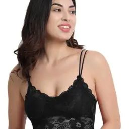 Lace Lightly-Padded Bra-image-8