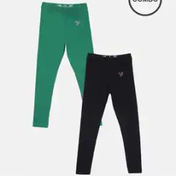 Solid  Ankle Length Leggings-image-70