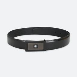 Genuine Leather Belt with Clamp Closure-image-40