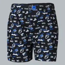 Functional Pocket & Allover Print Boxer Shorts-picture-37