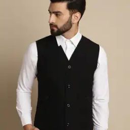 Button-Down Nehru Jacket-44