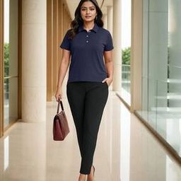 Power Stride Work Pants with Pockets-image-68
