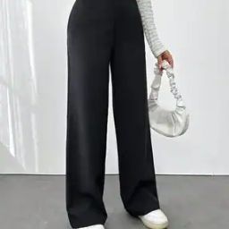 Women High Rise Relaxed Fit Pants-image-67