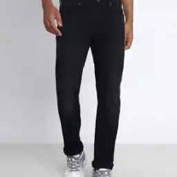 Lightly Washed Slim Fit Jeans-image-68