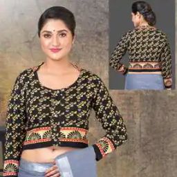Women Jacquard Knitted Blouse-13
