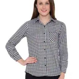 Checked Shirt with Patch Pocket-19