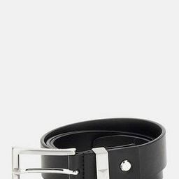 Men Textured Leather Belt-image-60