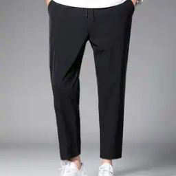 Men Mid-Rise Track Pants with Elasticated Drawstring Waist-image-76