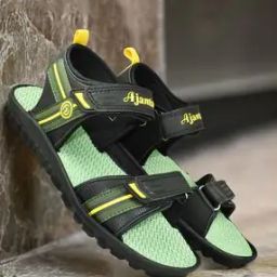 Men Sandals with Velcro Fastening-image-4