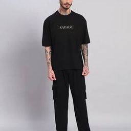 Men Typographic Print 2-Piece Sets-image-57