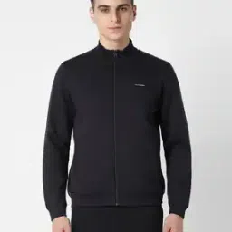 Men Regular Fit Bomber Jacket with Full Sleeves-picture-40