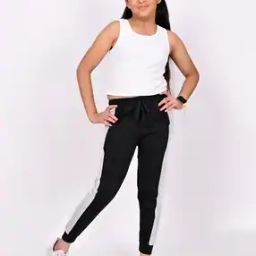 Girls High Rise Full Length Joggers-image-94