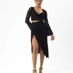 Lace Top & Skirt Set-picture-49
