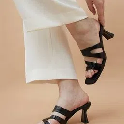 Heeled Sandals with PU Upper-image-36