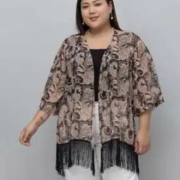 Women Paisley Regular Fit Shrug-image-26