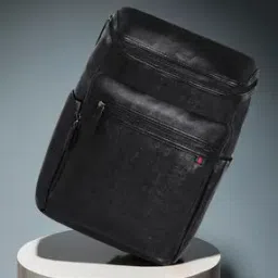 Men Leather Backpack with Adjustable Strap-23