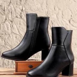Women Round-Toe Ankle-Length Boots-picture-20
