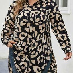 Women Animal Print Regular Fit Tunic-image-44