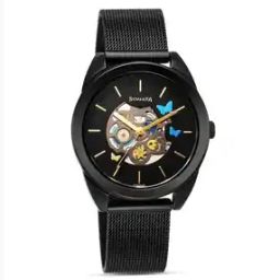Men Analogue Watch with Stainless Steel Strap- 8182NM01-12