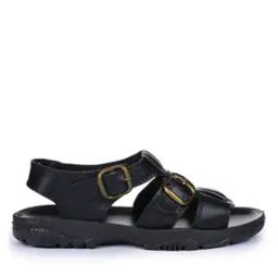 Strappy Sandals with Buckle Fastening-39