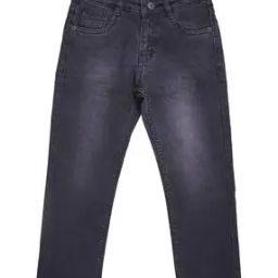 Boys Lightly Washed Regular Fit Jeans-image-11