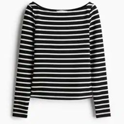 Women Slim Fit Stripes Top-image-34
