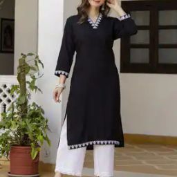 Women Embroidered Straight Kurta-image-42