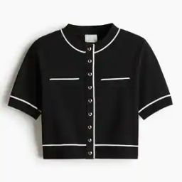 Women Round Neck Cardigan-25