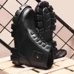 Women Ankle-Length Boots with Lace Fastening-14
