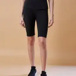 Women Knit Shorts with Elasticated Waist-image-24