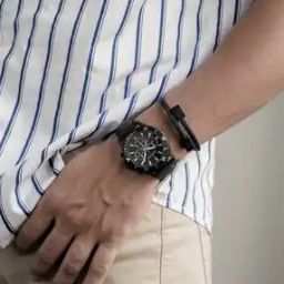 Men Round Dial Analogue Watch  -7