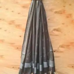 Handloom Woven Dupatta with Tassels-43