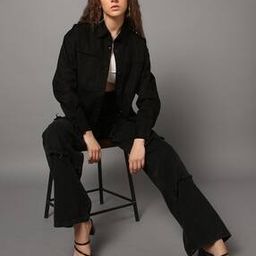 Relaxed Fit Shacket with Patch Pocket-image-52