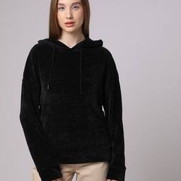 Women Relaxed Fit Hoodie with Drop-Shoulder Sleeves-picture-43