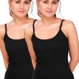 Pack of 2 Women Camisoles with Adjustable Straps-image-5