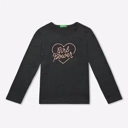 united colors of benetton Typographic Print Crew-Neck T-Shirt-picture-7