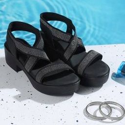 Men Regular Fit Chunky Heeled Sandals-image-60