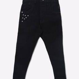 Mid-Rise Jeans with Star Embroidery-picture-41
