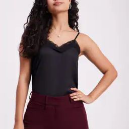 V-Neck Camisole with Adjustable Strap-picture-41